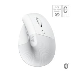 Logitech Lift rechtshandig verticale muis voor MAC wit