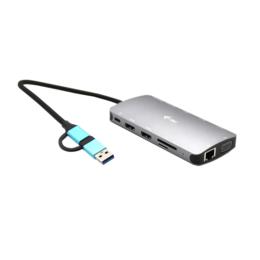 i-tec USB3.0 USB-C Travel Nano 3x display dock LAN PD 100W