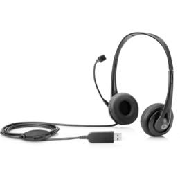 HP Stereo USB headset zwart