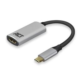 ACT USB-C naar HDMI 4K adapter 0,15m zwart