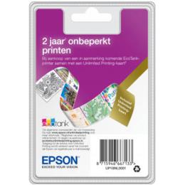 Epson EcoTank Unlimited printing card