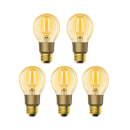 5-pack Woox R9078 Filament slimme E27 LED lamp WiFi