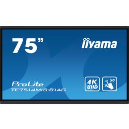 75" iiyama TE7514MIS-B1AG Interactief 4K UHD VA Touchscreen