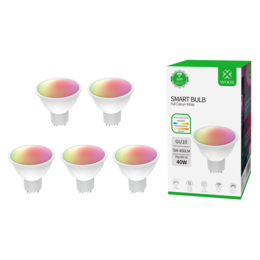 5-pack Woox R9076 Slimme GU10 LED spot WiFi RGB