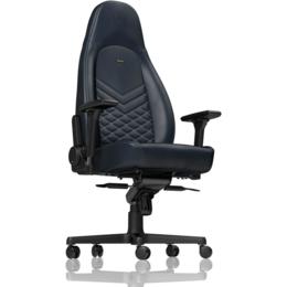 Noblechairs Icon Real leather gamestoel blauw/grijs