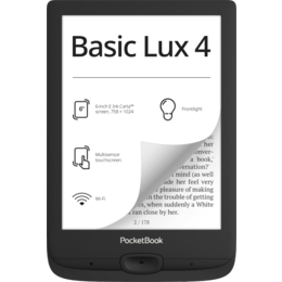 PocketBook Basic Lux 4 e-Reader zwart