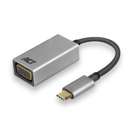 ACT USB-C naar VGA adapter 0,15m aluminium