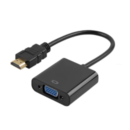 HDMI naar VGA adapterkabel M/F 20cm (Max resolutie 1360x768)