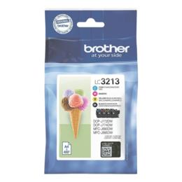 Brother LC-3213VALDR zwart/geel/cyaan/magenta