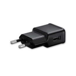 Universele USB thuislader fast charge 5V 2A zwart bulk