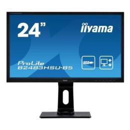 24" iiyama B2483HSU-B5 LED Pivot DSub/HDMI/DP/USB + speakers