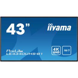 43" iiyama LE4340UHS-B1 VA D-Sub/DVI/HDMI/RCA/USB + spks