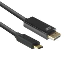 ACT USB-C naar 4K Displayport kabel 2 meter