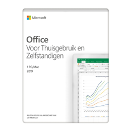 Microsoft Office 2019 Thuis & Zelfstandigen NL 1-User Key P6