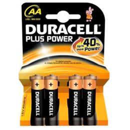 Duracell Plus LR6 AA batterijen 4 stuks