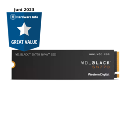 WD Black SN770 NVMe 500GB SSD M.2 WDS500G3X0E