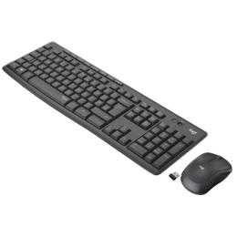 Logitech MK295 draadloze desktop set AZERTY BE zwart