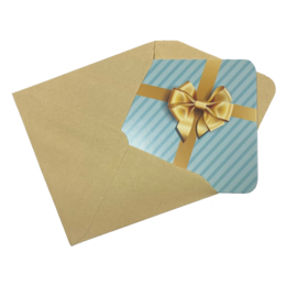 Cadeaukaart verpakking + kaartje