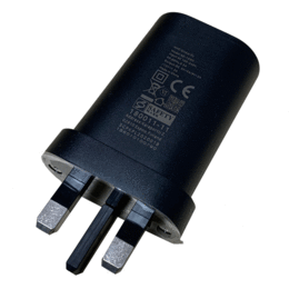 Universele USB thuislader fast charge 5V 2A zwart bulk UK