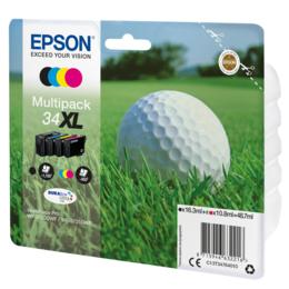 Epson 34XL Multipack zwart/cyaan/magenta/geel