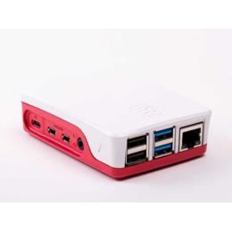 Raspberry Pi 4 behuizing rood/wit