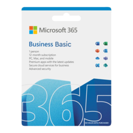 Microsoft 365 Business Basic (€5,51 p/m ex btw) 1 jaar abo
