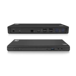 ACT AC7048 USB-C Triple 4K HDMI multiport Docking 100W