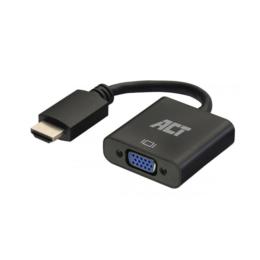 ACT HDMI naar VGA adapterkabel met audio M/F 20cm