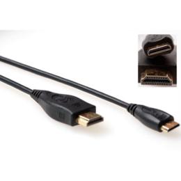 ACT HDMI kabel naar Mini HDMI 4K met ethernet M/M 1 meter