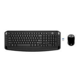 HP Draadloos toetsenbord en muis 300 zwart