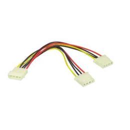 Molex splitter Y kabel voor voeding  12Volt naar 2x 12Volt