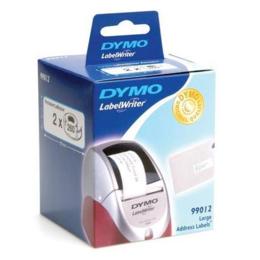 Dymo 99012 adresetiketten Breed 89x36mm 2 rollen