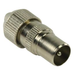 Coax connector metaal male