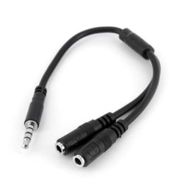 StarTech 3,5mm 4-pins naar 2x 3,5mm 3-pins headset kabel M/F