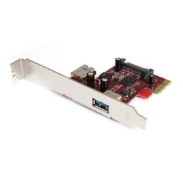 StarTech 2-poorts (1x intern) USB 3.0 PCI-E 1x adapterkaart