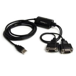 StarTech 2x FTDI USB naar RS232 Seriële kabel (COM-behoud)