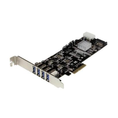 StarTech 4x USB3.0 met 2 speciale 5Gbps kanalen PCI-E 4x