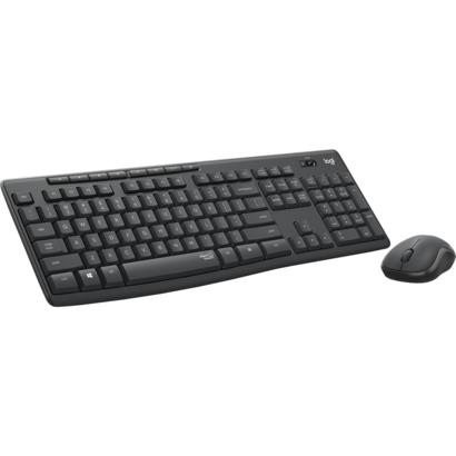 Logitech MK295 Silent draadloze desktop set zwart