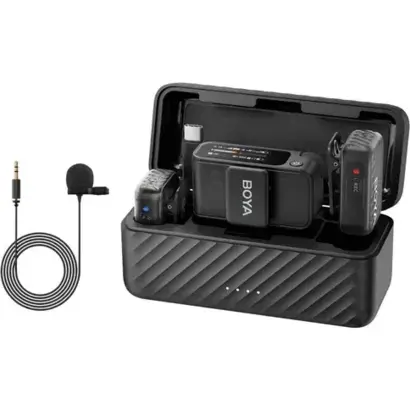 Boya Boyamic 2-01 Professionele lavalier microfoon set