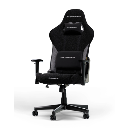 DXRacer Prince L gamestoel fabric zwart/grijs