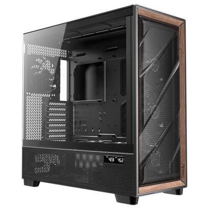 Antec Flux Pro behuizing zwart/hout