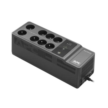 APC 650VA 8-poorts stekkerbox  (2 surge) + USB-A charging