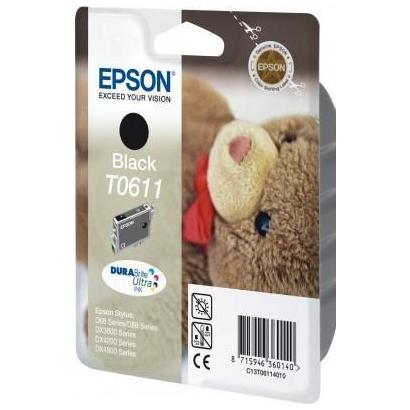 Epson T0611 DURABrite Ultra zwart inktcartridge