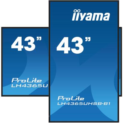 43" iiyama LH4365UHSB-B1 4K UHD Digital signage display