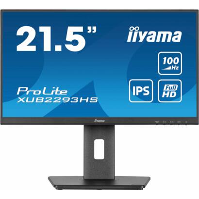21,5" iiyama XUB2293HS-B6 IPS 1ms HDMI/DP speakers