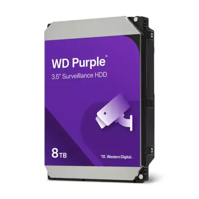 WD Purple 8TB Surveillance harde schijf WD85PURZ
