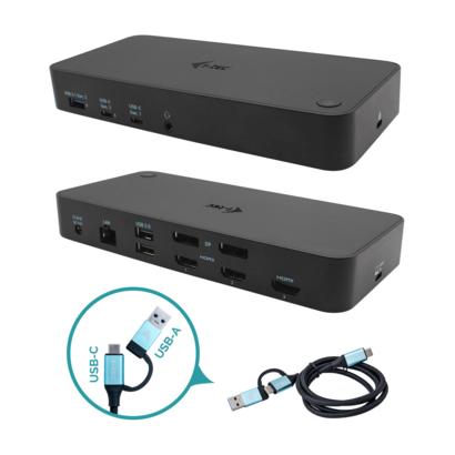 iTec USB 3.0/USB-C 4K Triple monitor docking station 100W