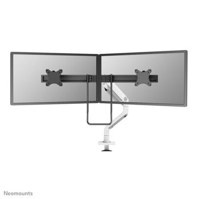 Neomounts DS75S-950WH2 dual monitorarm gasveer tot 32" wit