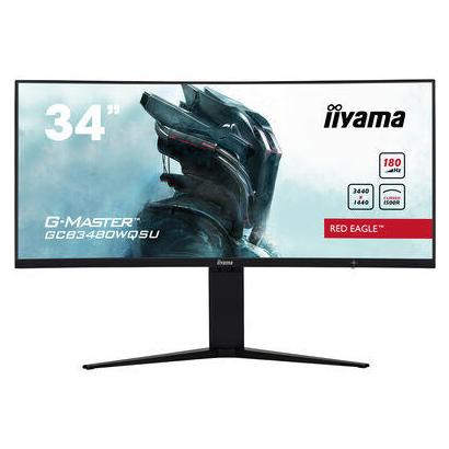 34" iiyama G-Master GCB3480WQSU-B1 Curved VA 180Hz KVM