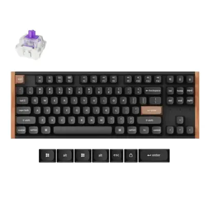 Keychron K8 HE Gaming toetsenbord Nebula special edit. zwart